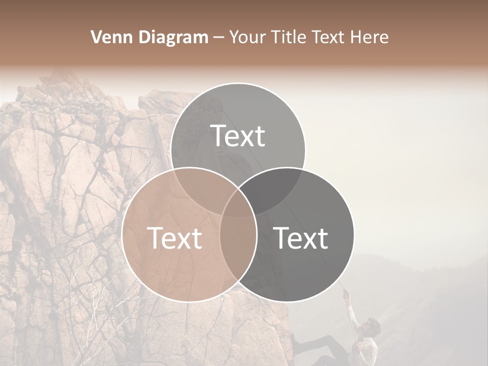 Danger Rope Climbing PowerPoint Template