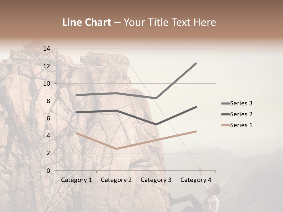 Danger Rope Climbing PowerPoint Template