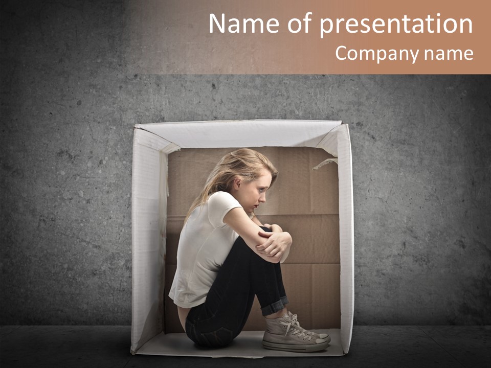 Canned Indoor Unhappy PowerPoint Template