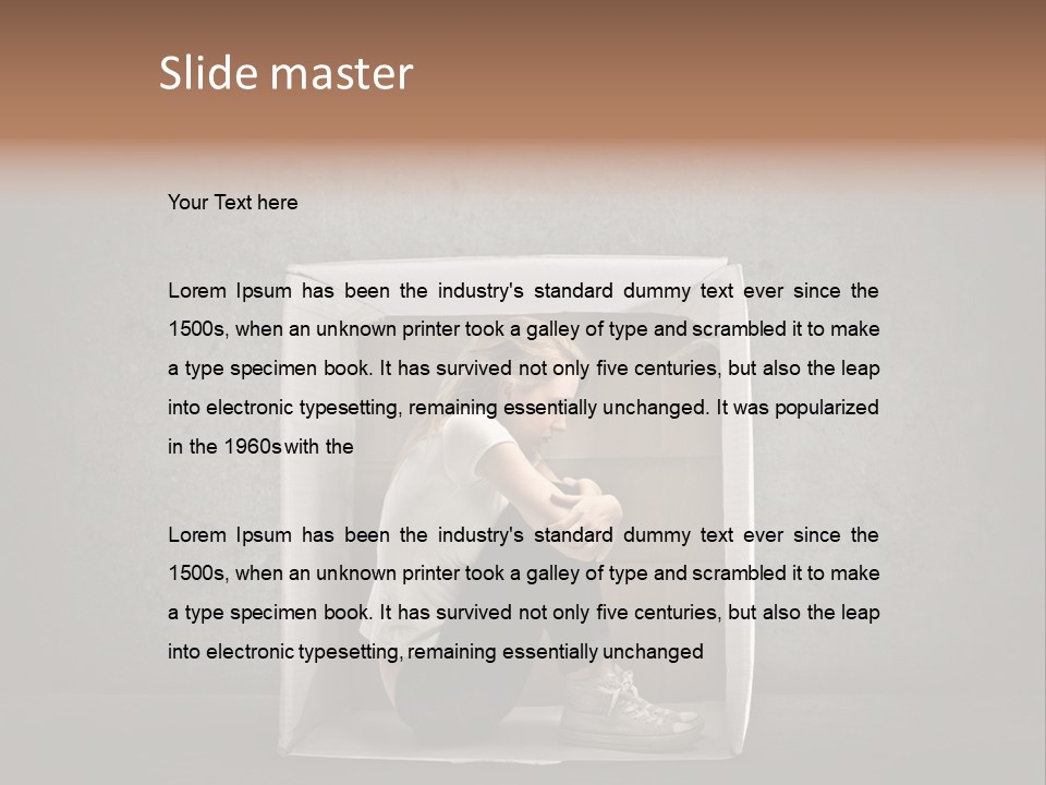 Canned Indoor Unhappy PowerPoint Template