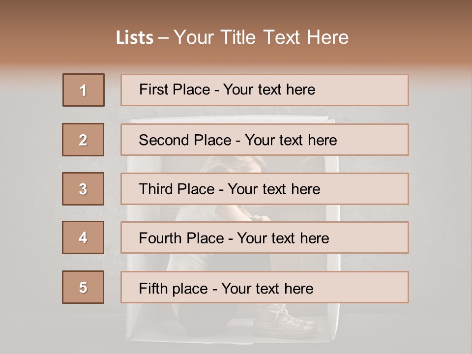 Canned Indoor Unhappy PowerPoint Template
