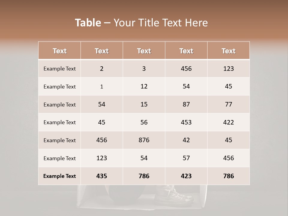 Canned Indoor Unhappy PowerPoint Template