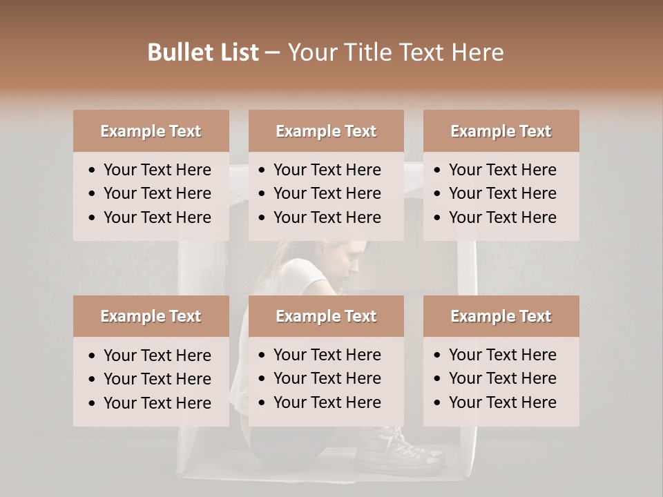 Canned Indoor Unhappy PowerPoint Template