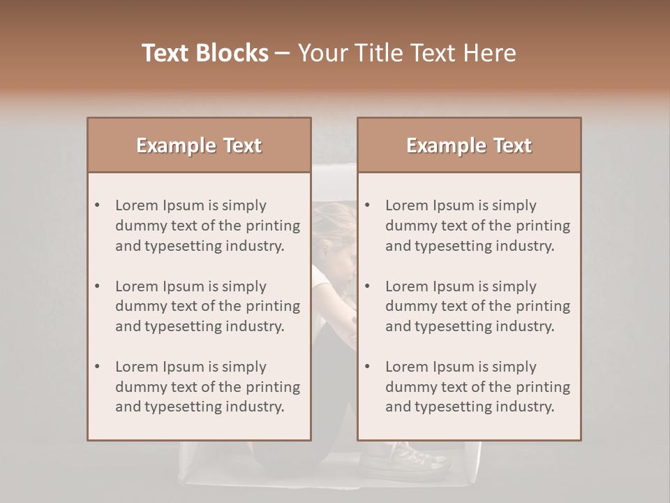 Canned Indoor Unhappy PowerPoint Template