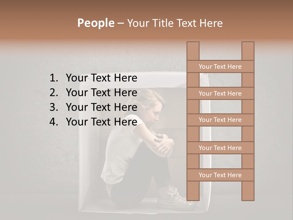 Canned Indoor Unhappy PowerPoint Template