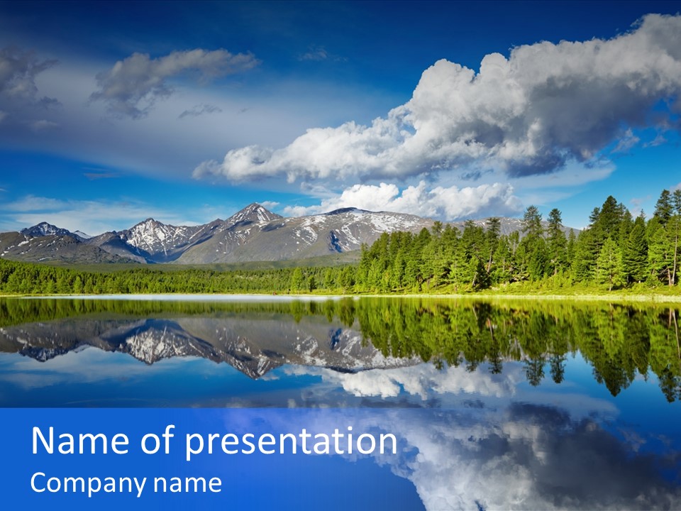 Scenery Tourism Clarity PowerPoint Template