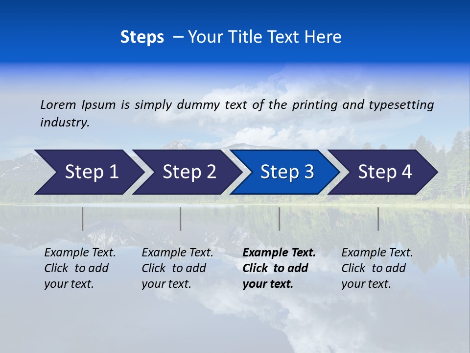 Scenery Tourism Clarity PowerPoint Template