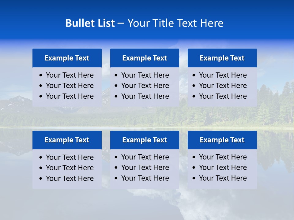 Scenery Tourism Clarity PowerPoint Template