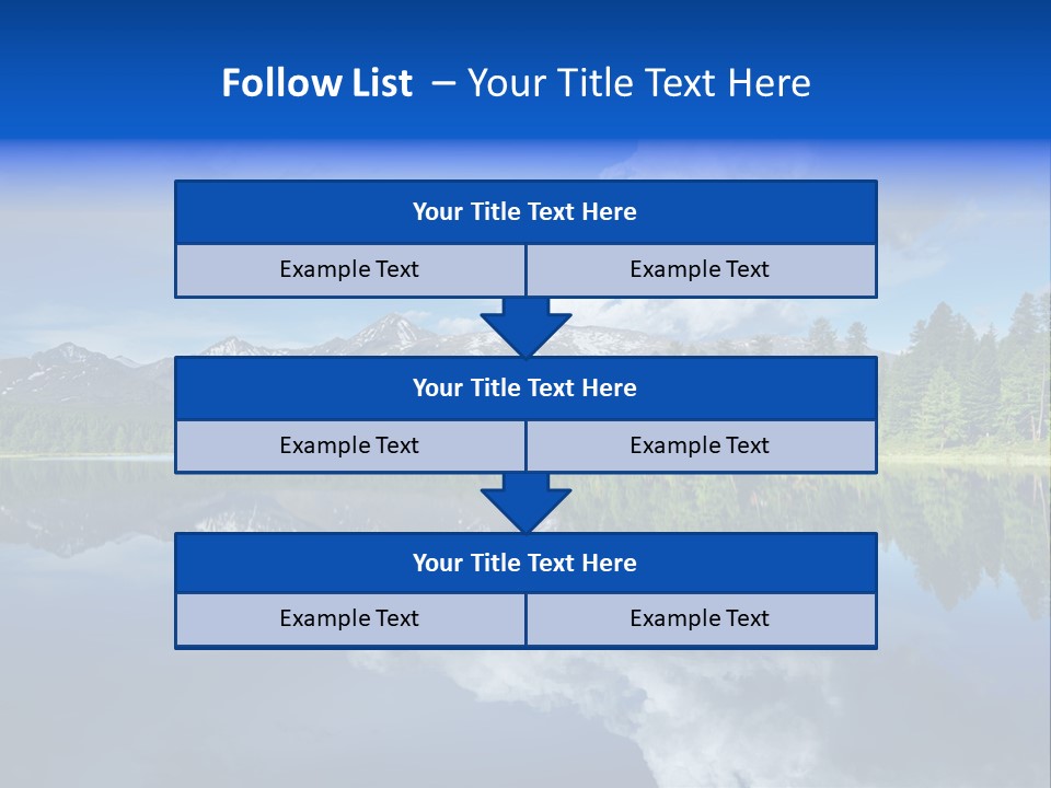 Scenery Tourism Clarity PowerPoint Template