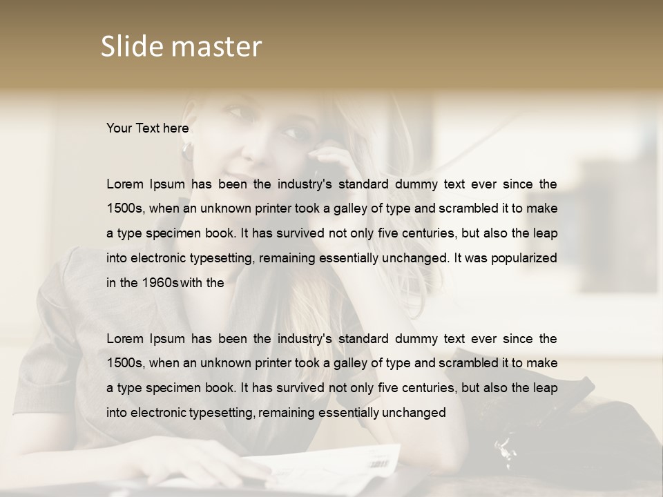 Business Document Successful PowerPoint Template