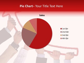 Chart Togetherness Team PowerPoint Template