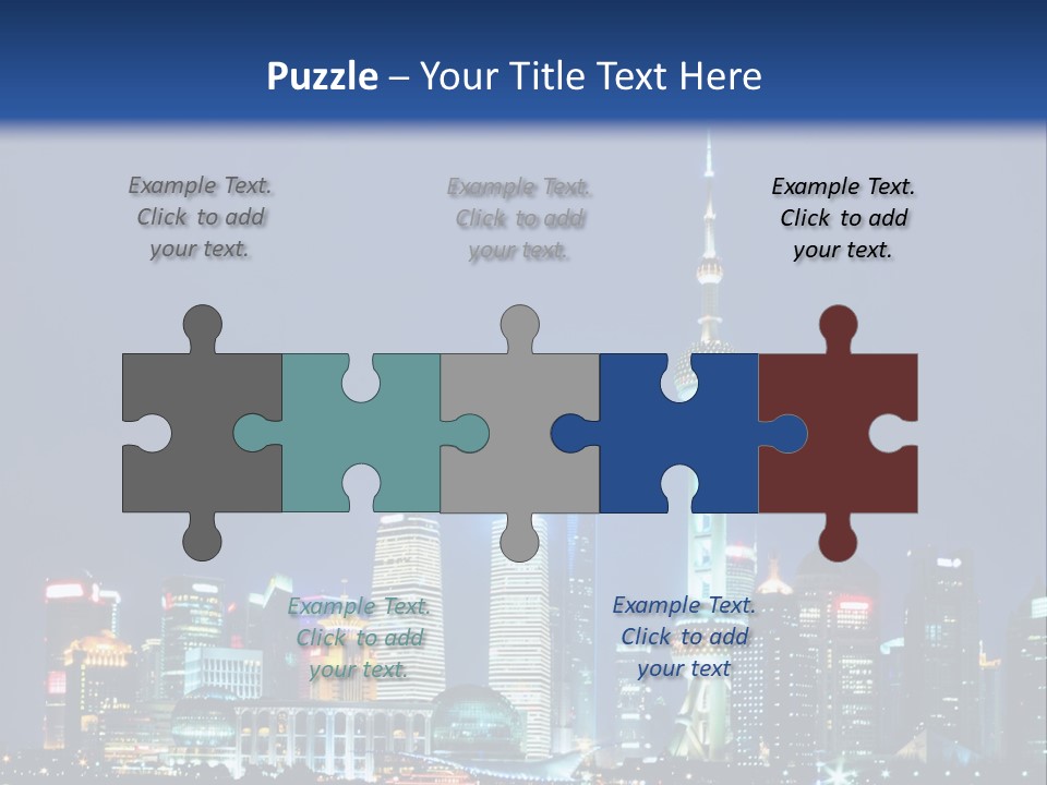 Fog Black Night PowerPoint Template