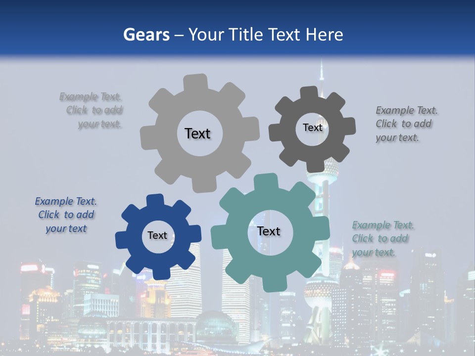 Fog Black Night PowerPoint Template