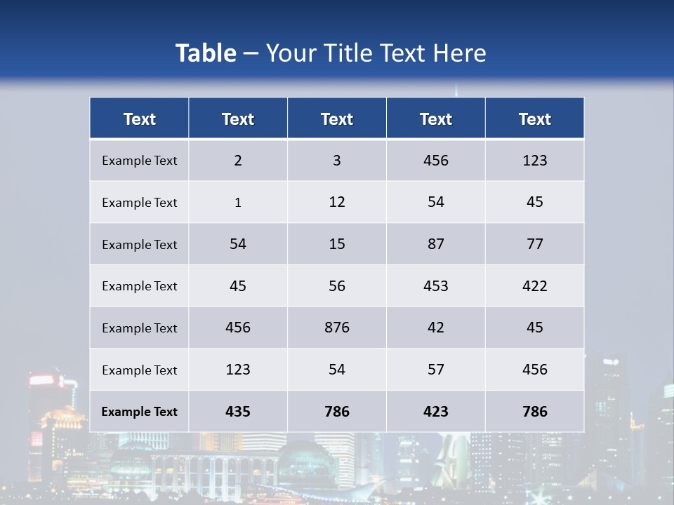 Fog Black Night PowerPoint Template