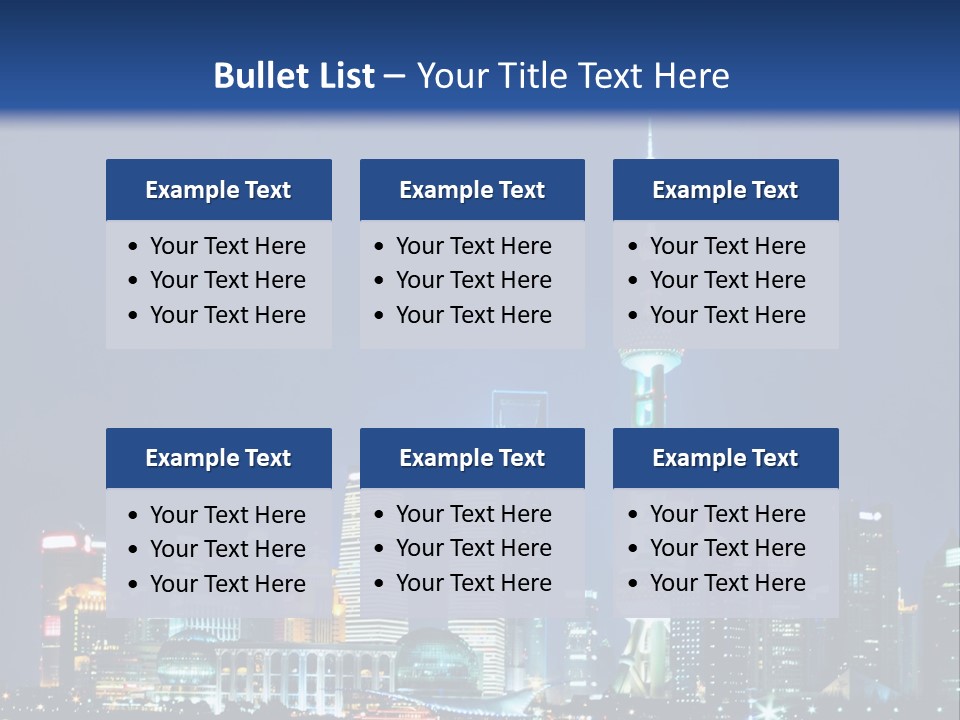 Fog Black Night PowerPoint Template