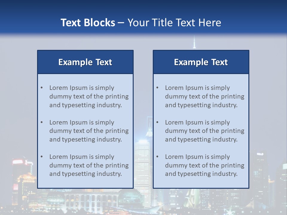 Fog Black Night PowerPoint Template