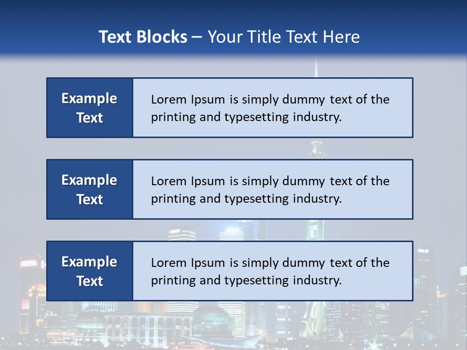 Fog Black Night PowerPoint Template