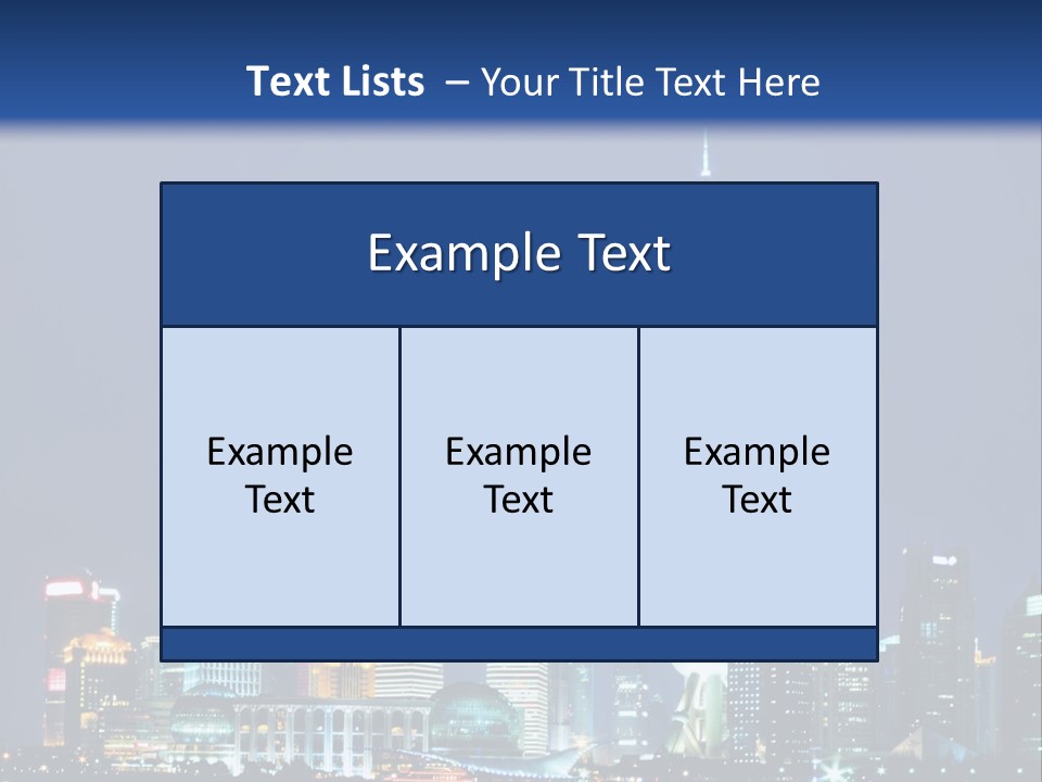 Fog Black Night PowerPoint Template
