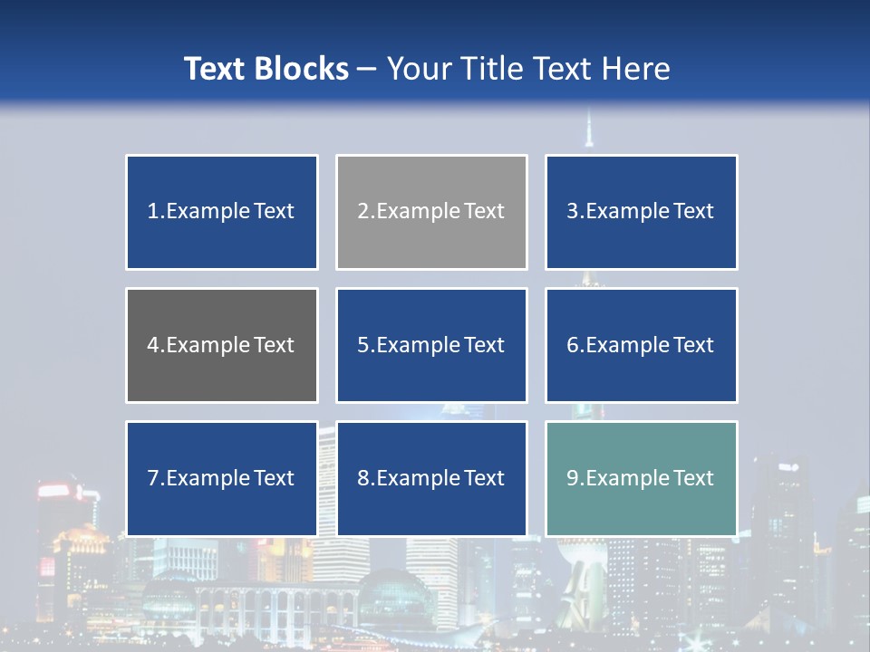 Fog Black Night PowerPoint Template