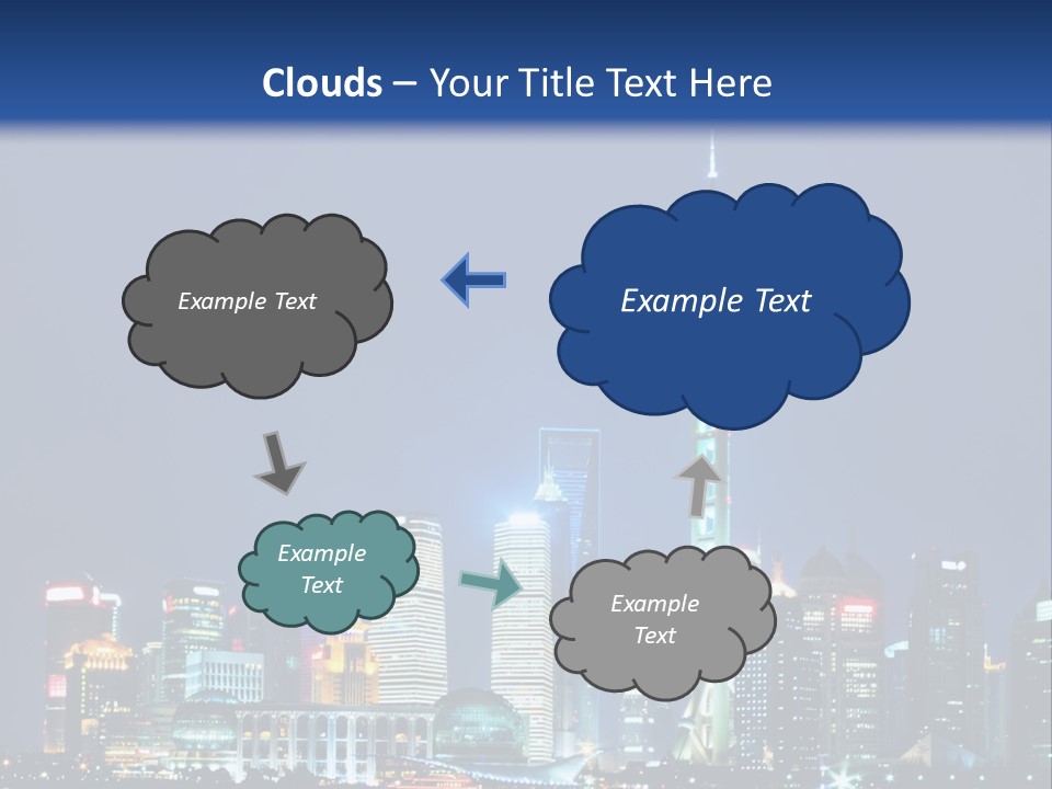 Fog Black Night PowerPoint Template