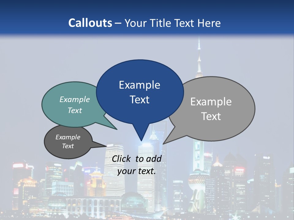 Fog Black Night PowerPoint Template