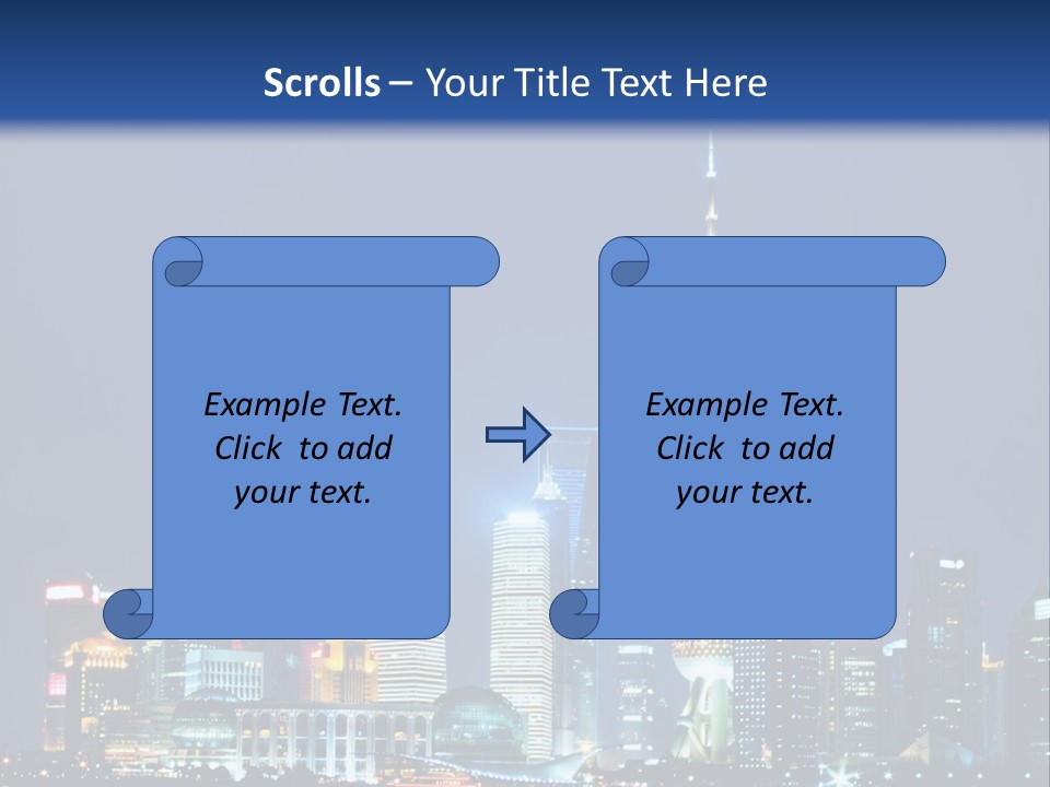 Fog Black Night PowerPoint Template