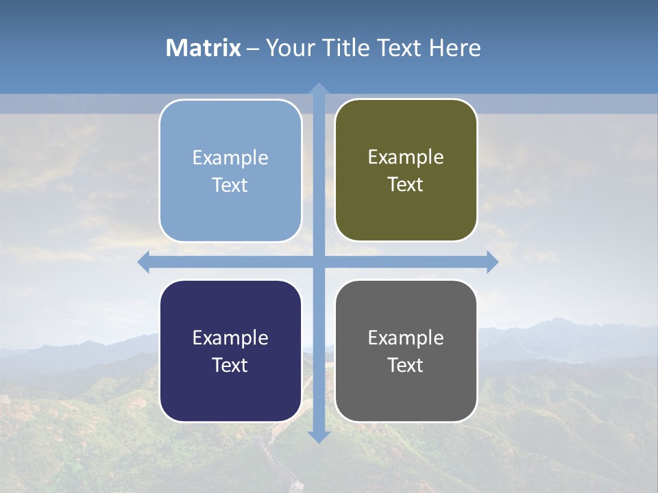 World Sunrise Stone PowerPoint Template