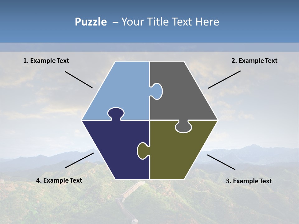 World Sunrise Stone PowerPoint Template