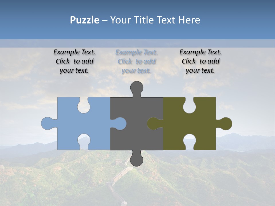 World Sunrise Stone PowerPoint Template