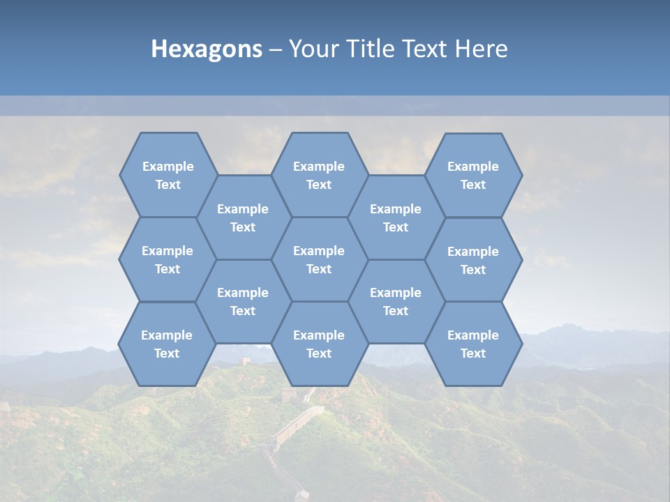 World Sunrise Stone PowerPoint Template