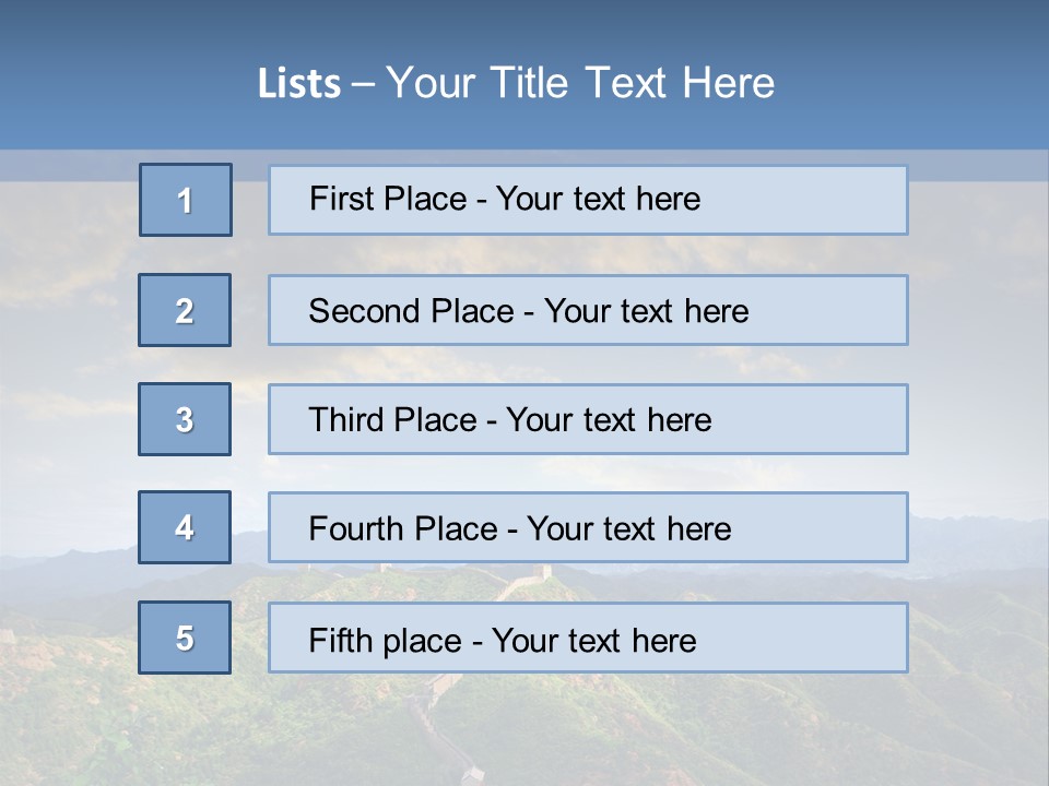 World Sunrise Stone PowerPoint Template