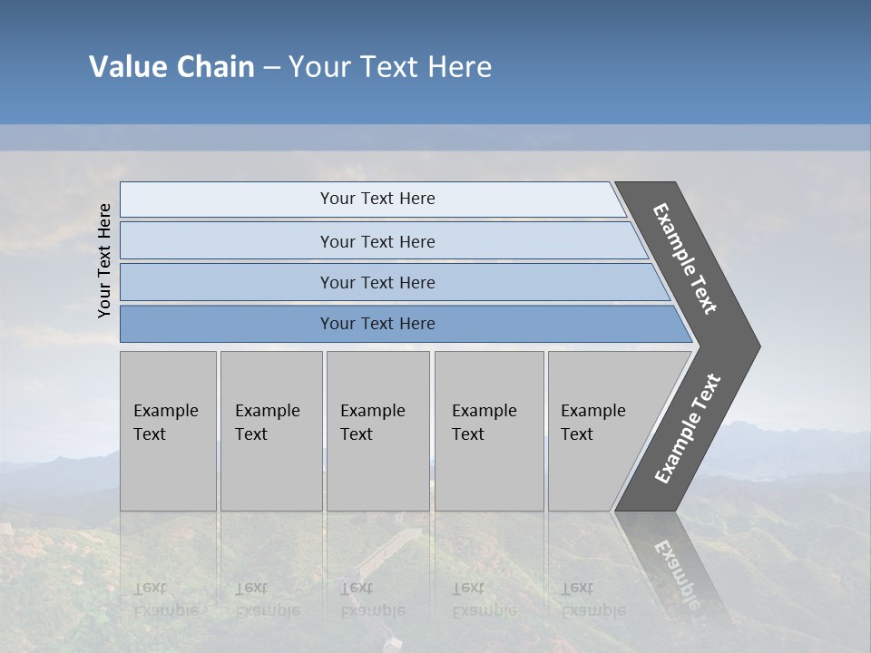 World Sunrise Stone PowerPoint Template