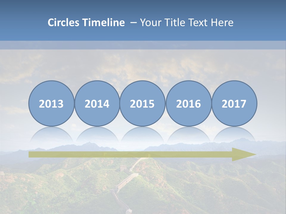 World Sunrise Stone PowerPoint Template