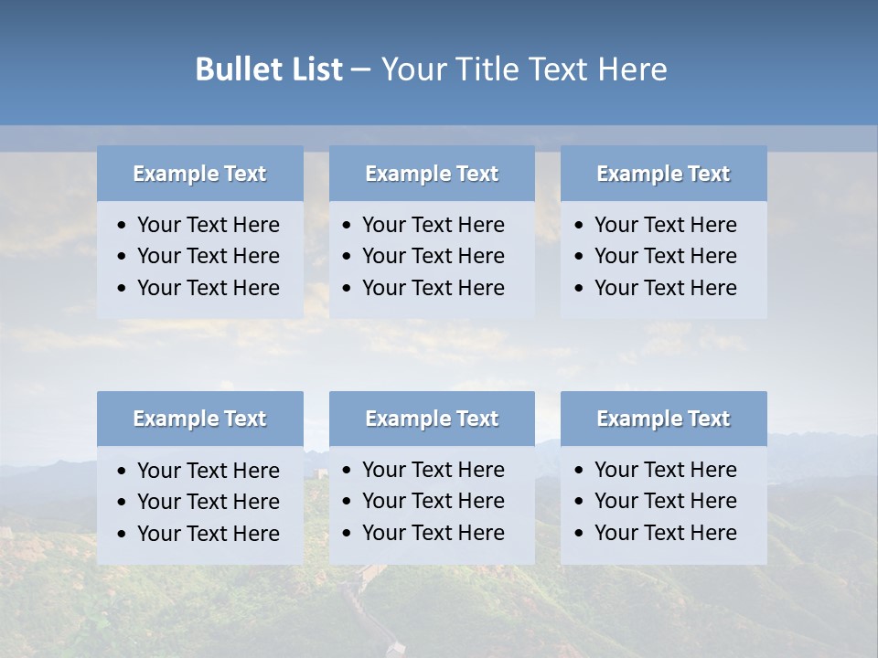 World Sunrise Stone PowerPoint Template