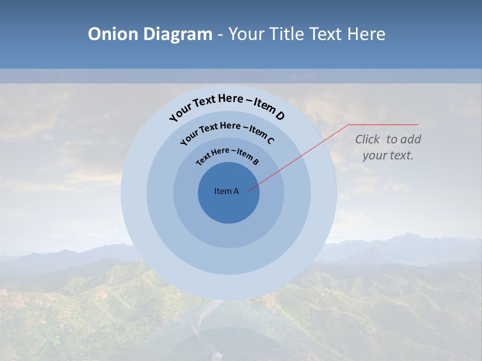 World Sunrise Stone PowerPoint Template