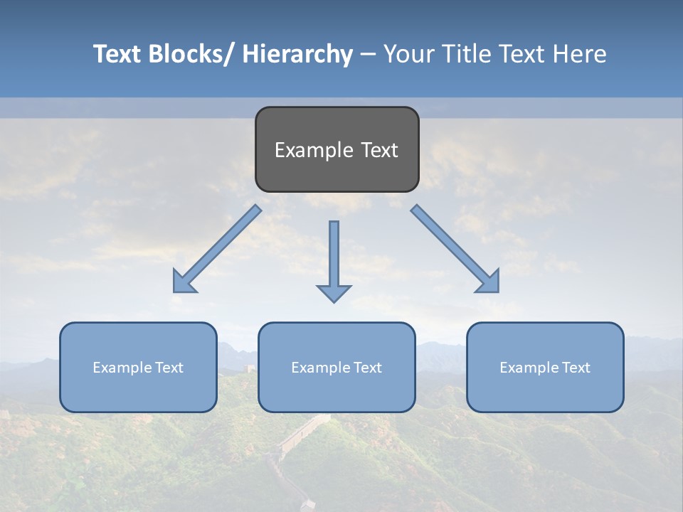 World Sunrise Stone PowerPoint Template