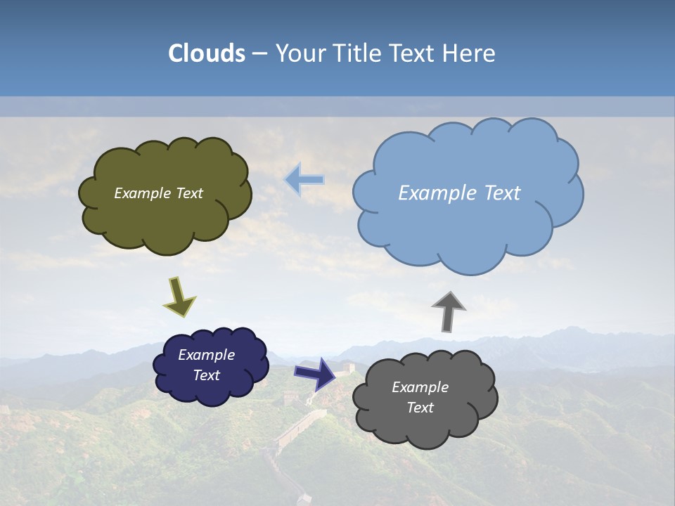 World Sunrise Stone PowerPoint Template