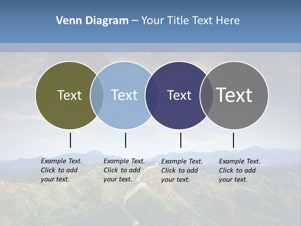 World Sunrise Stone PowerPoint Template