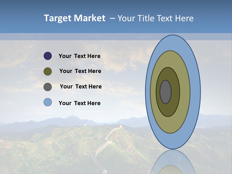 World Sunrise Stone PowerPoint Template