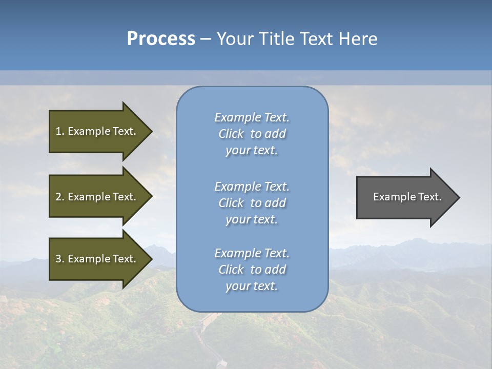 World Sunrise Stone PowerPoint Template