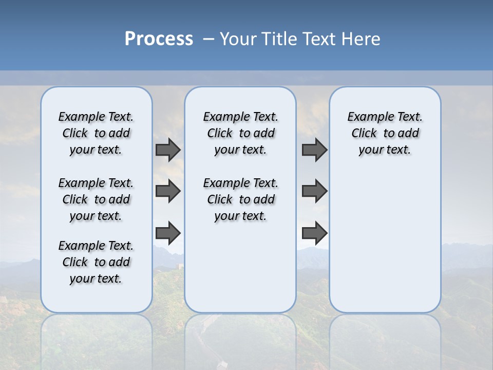 World Sunrise Stone PowerPoint Template