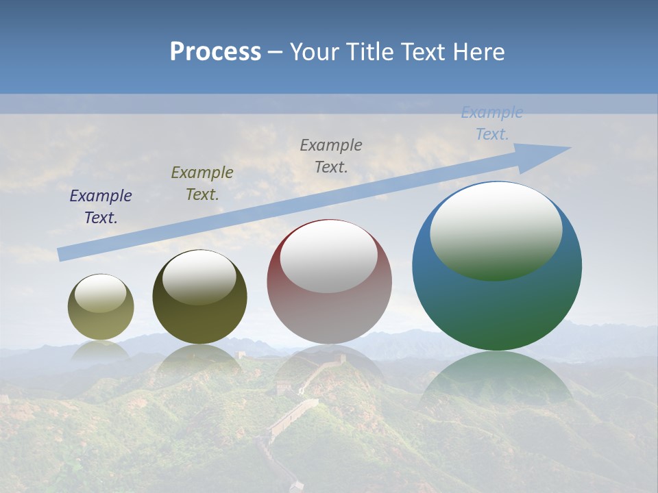 World Sunrise Stone PowerPoint Template