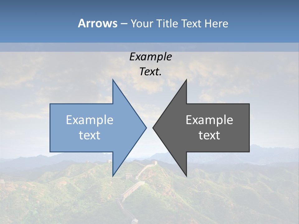 World Sunrise Stone PowerPoint Template