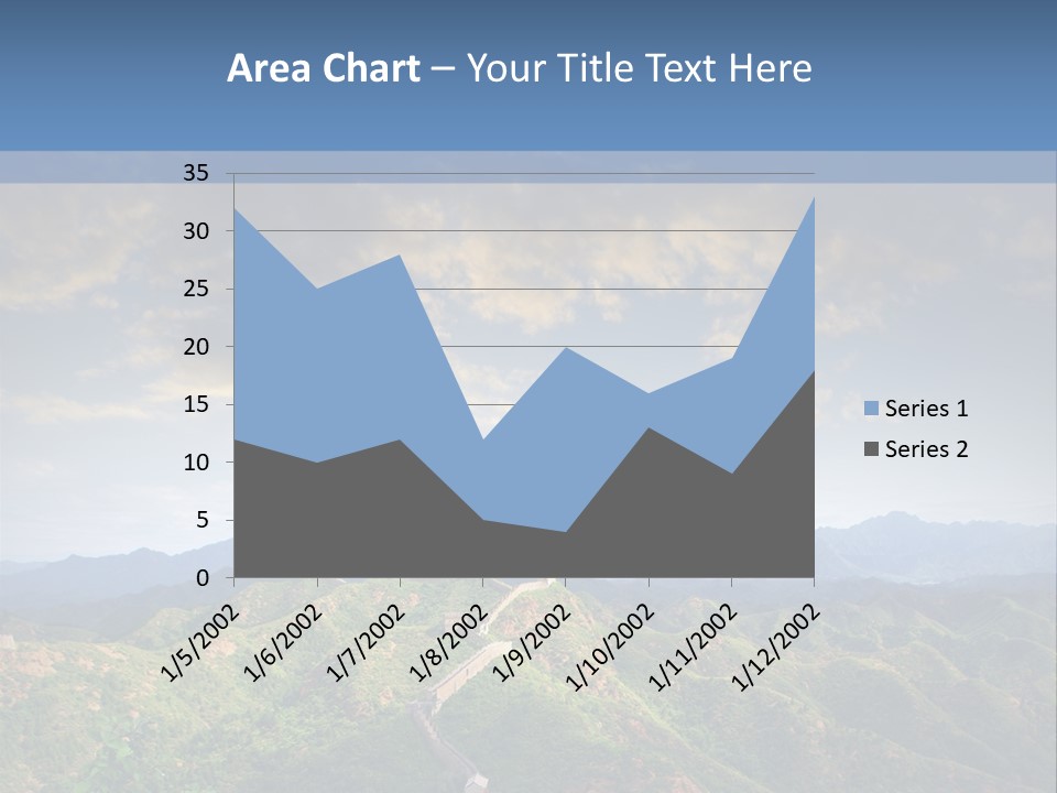 World Sunrise Stone PowerPoint Template