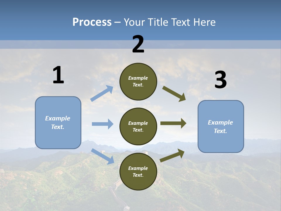 World Sunrise Stone PowerPoint Template