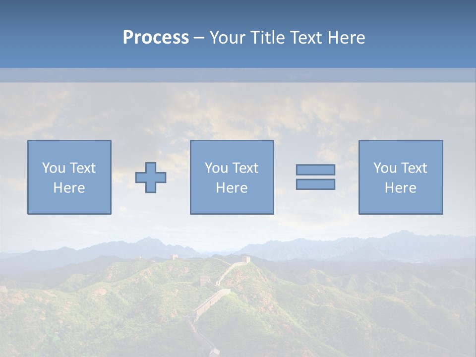 World Sunrise Stone PowerPoint Template
