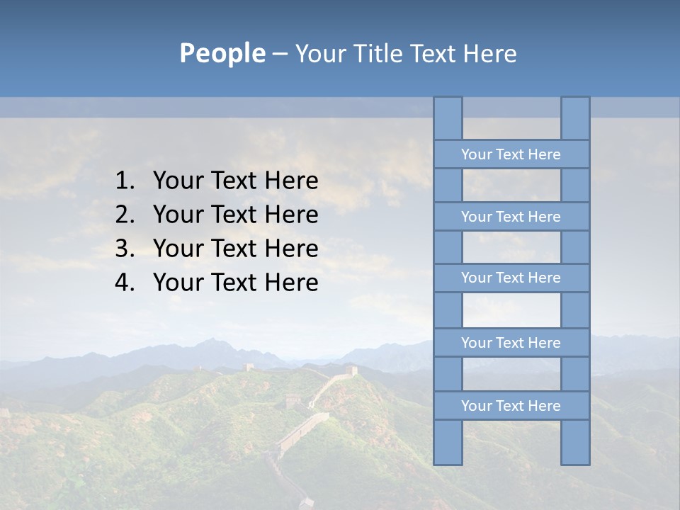 World Sunrise Stone PowerPoint Template