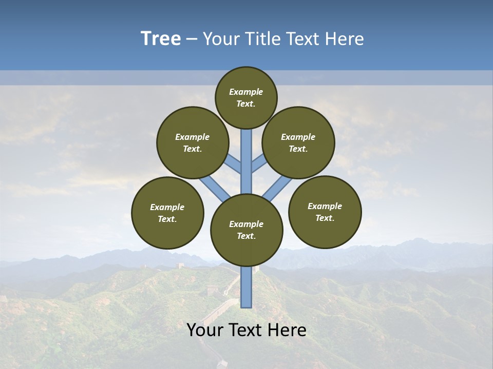 World Sunrise Stone PowerPoint Template