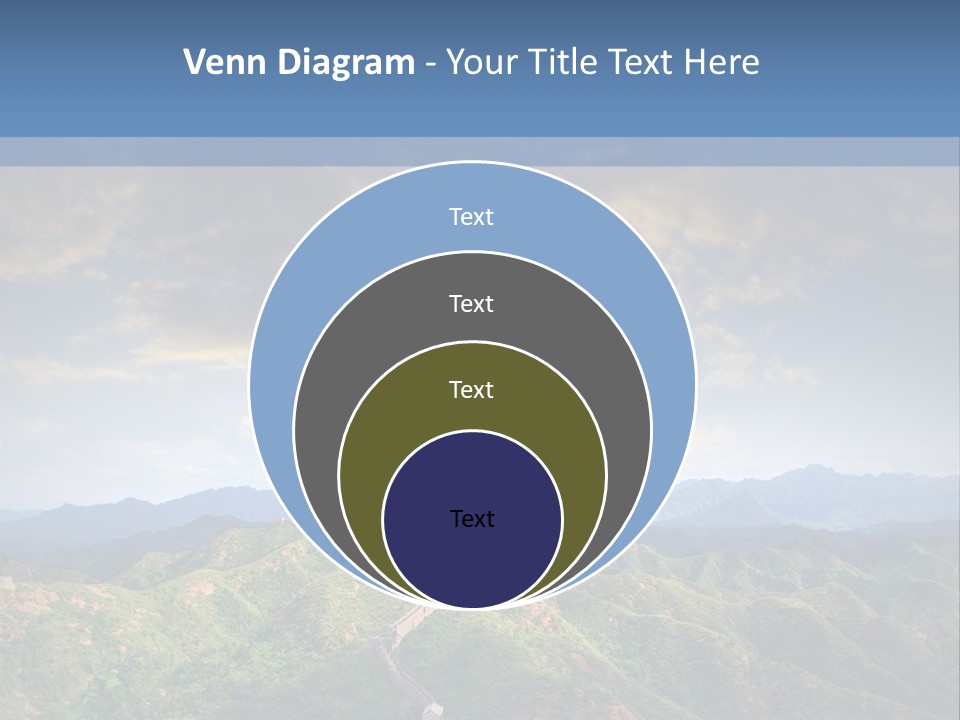 World Sunrise Stone PowerPoint Template