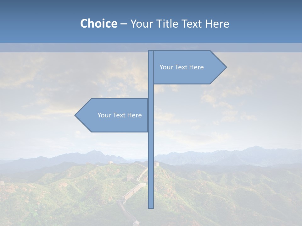 World Sunrise Stone PowerPoint Template